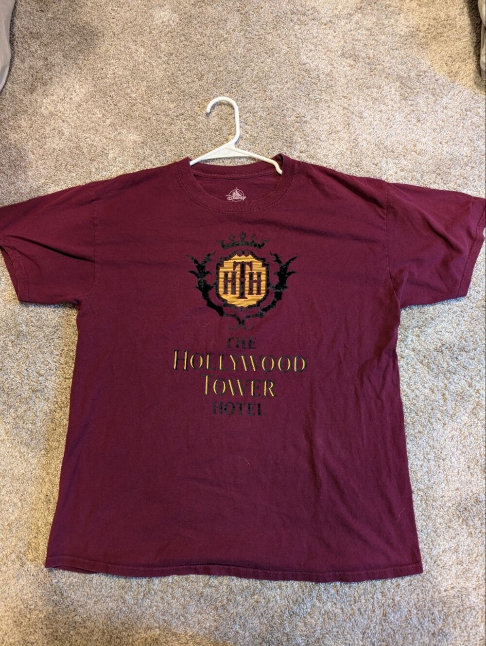 WDW Parks Hollywood Tower Hotel Shirt, Size XL